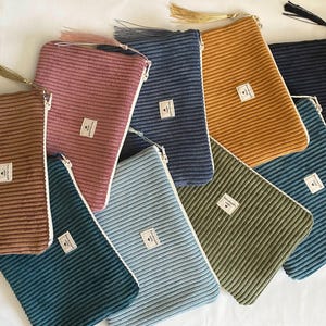 Piccola borsa in velluto a coste