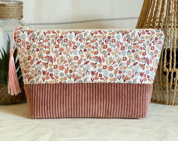 Pink toiletry bag