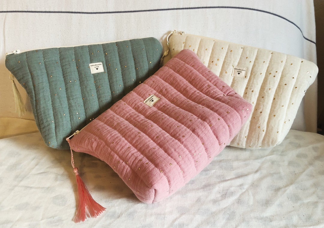 Trousse de toilette gaze de coton - Etsy France