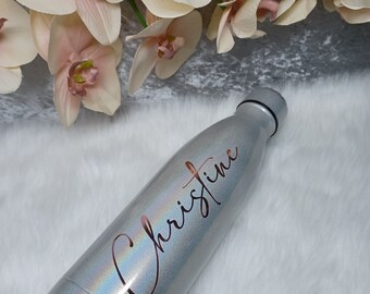 Personalised water flash - bottle, school water bottle, Double wall Flask hot&cold,