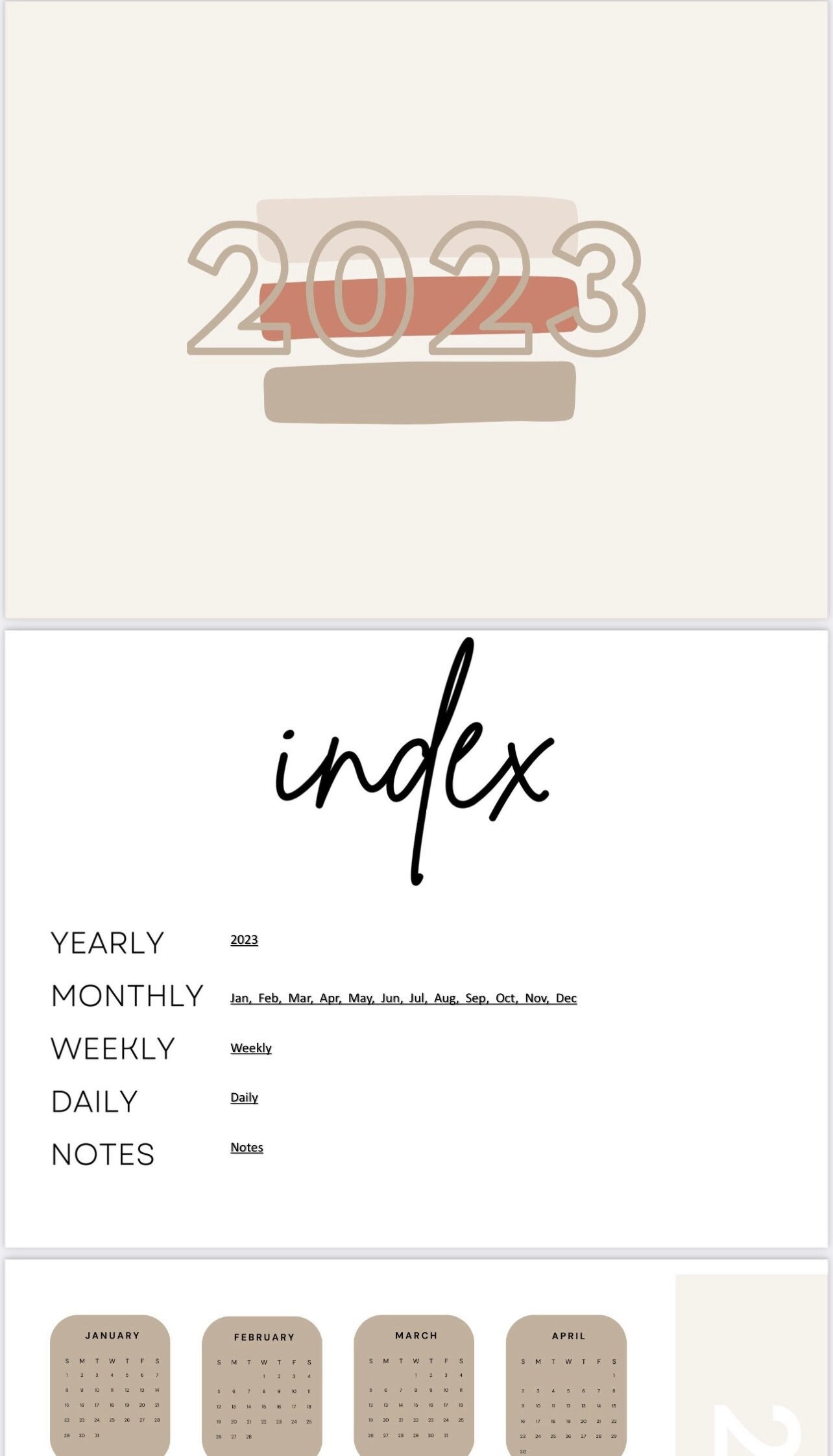 2023 DIGITAL PLANNER*instant dowload*