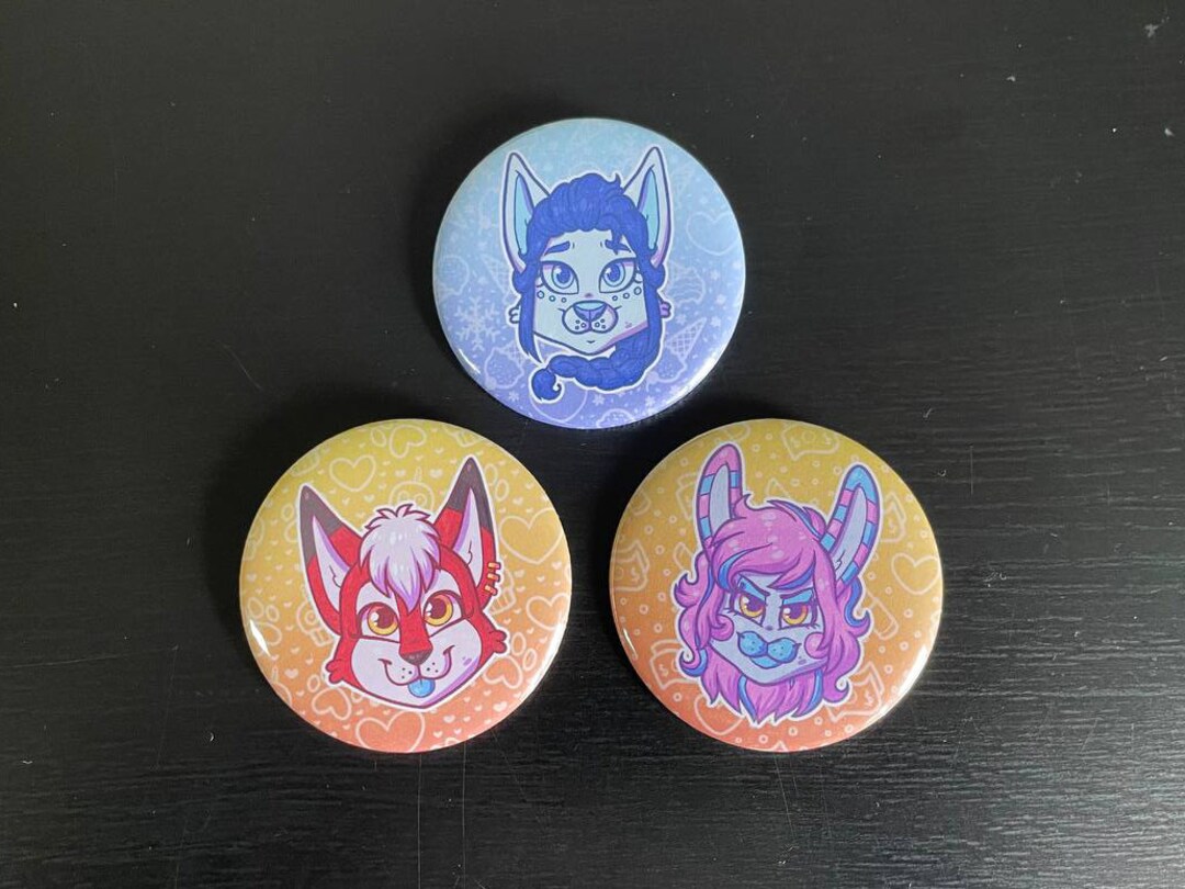 Oc Head Accessory CLEARANCE! OC Buttons Heads | 50mm | Akushi, Elsa, Shot - Etsy