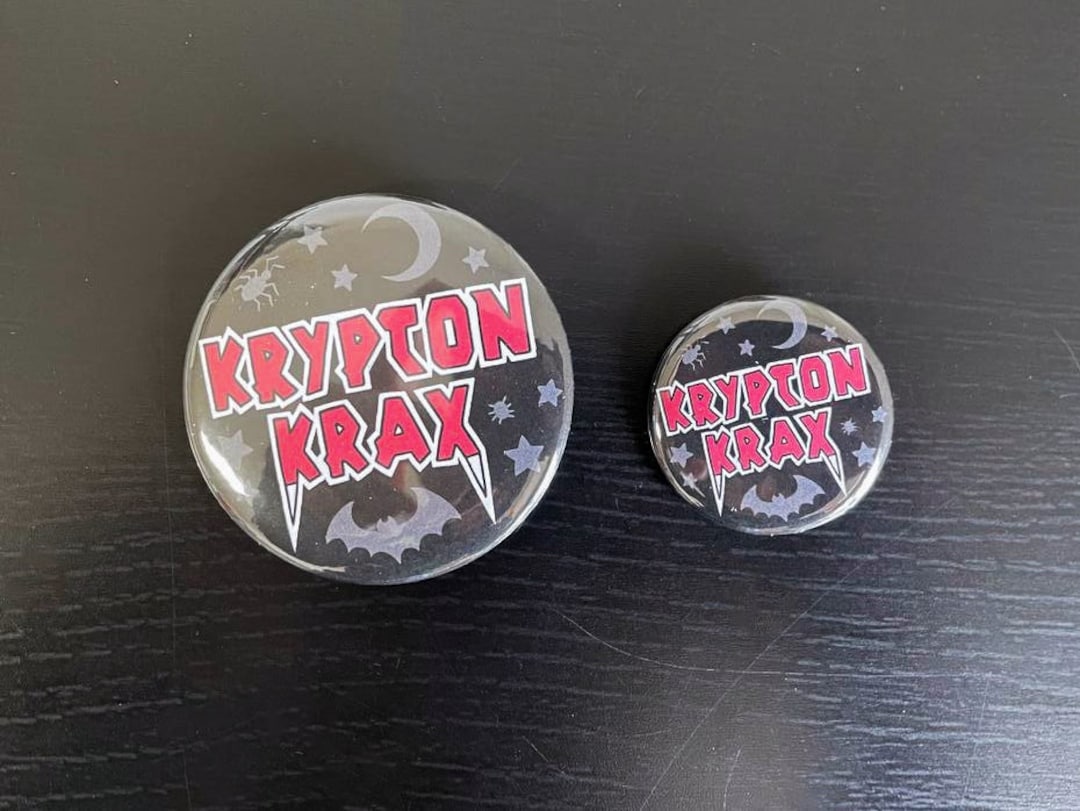 NEW Krypton Krax Buttons 50mm 32mm Vampire Sisters Band Etsy
