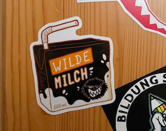 Wild Milk Sticker | 50x60mm | Wild Soccer Bunch | WSB