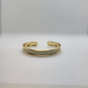 Pearly White Cuff Bracelet
