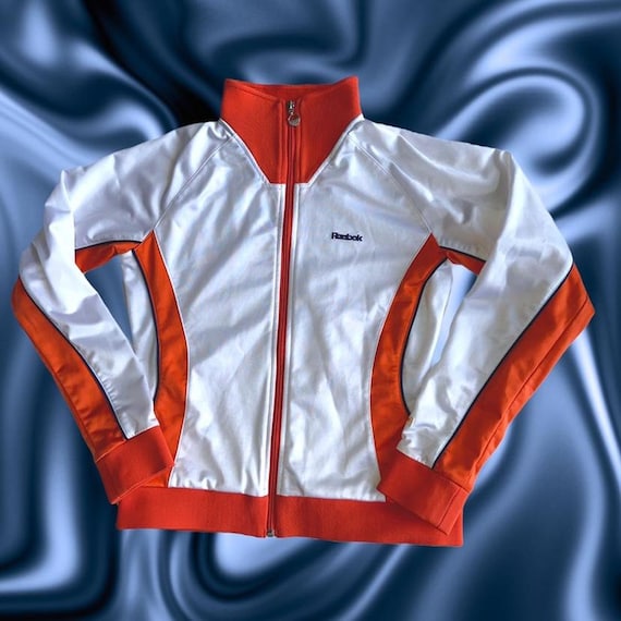Veste Reebok Classic Années 80 Orange/Blanche (L) loisirs