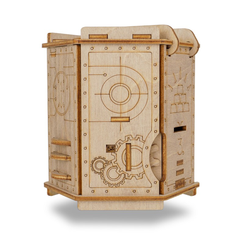 ESC WELT Fort Knox Creative Packaging Puzzle Box for Small Gifts. Escape Room Game for Birthday, Party or Family Games Night image 3