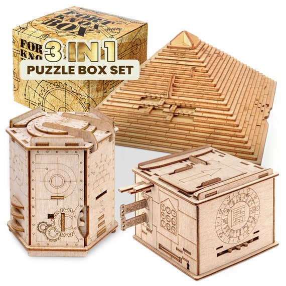Magic Christmas Set - Brain Teaser Puzzles for Adults & Kids