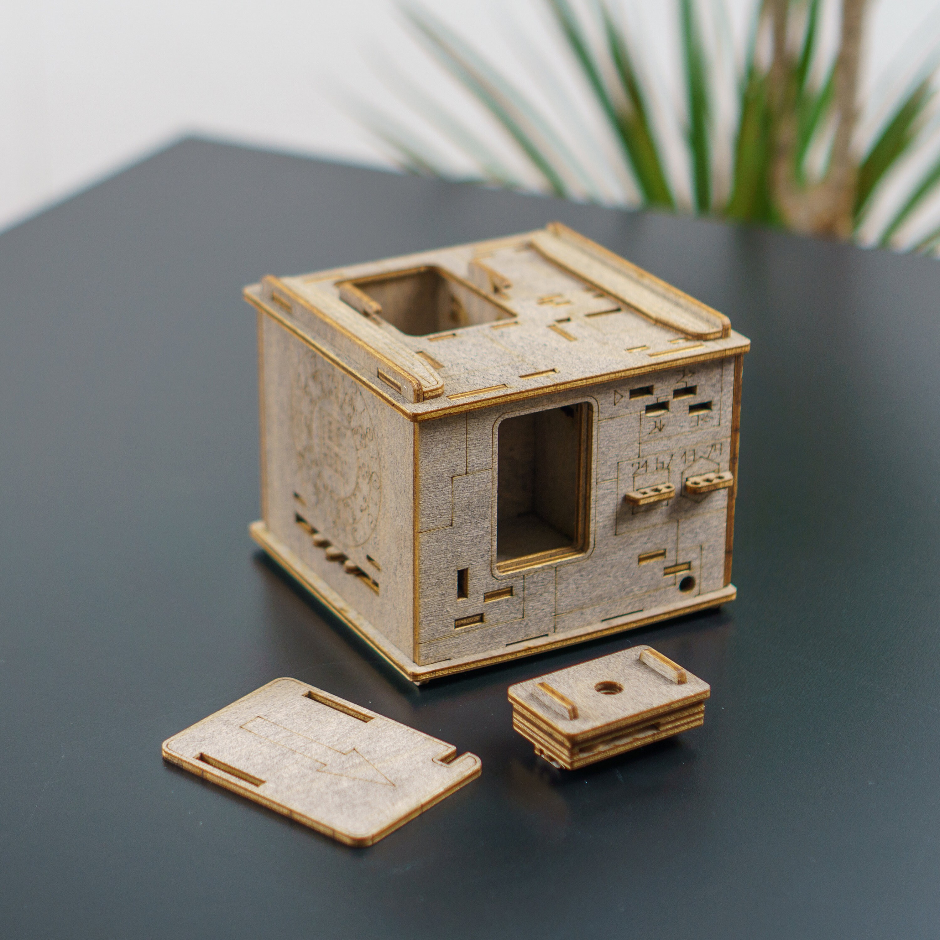 Wooden Puzzle Gift Box With Space Inside. Perfect For A Etsy