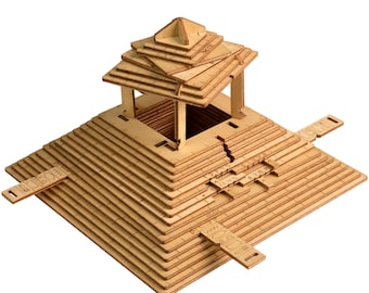 ESC WELT Quest Pyramid Puzzle Box - Escape Room in a Box - Brain Teaser Puzzles for Adults & Kids - Puzzle Boxes with Hidden Compartment
