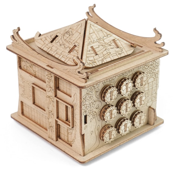 EscapeWelt 3D Puzzle Box Wood Construction Set