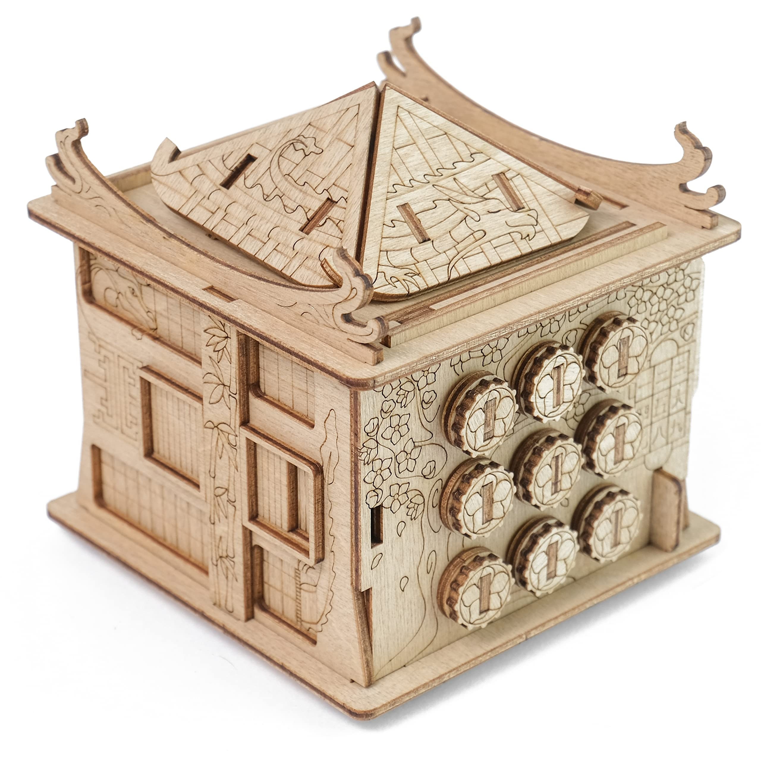 EscapeWelt 3D Puzzle Box Wood Construction Set - 24h delivery