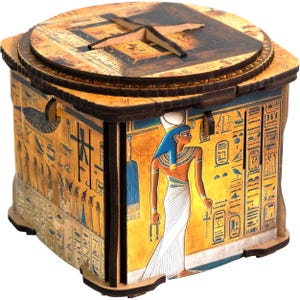 Art Lock Box puzzeldoos - uniek verjaardagscadeau - hersenkraker puzzelspellen - Escape Room houten puzzels - IQ-puzzel van ESC WELT