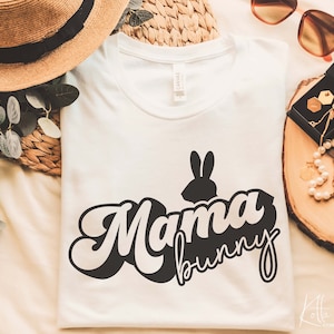 Mama Bunny SVG, Easter Svg, Easter Quotes shirt gift svg, png, dfx, Cricut cut file.