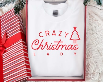 Crazy Christmas lady SVG, Christmas svg, Christmas shirt Svg, Christmas gift, Christmas Cut File svg, png, dxf files for cricut