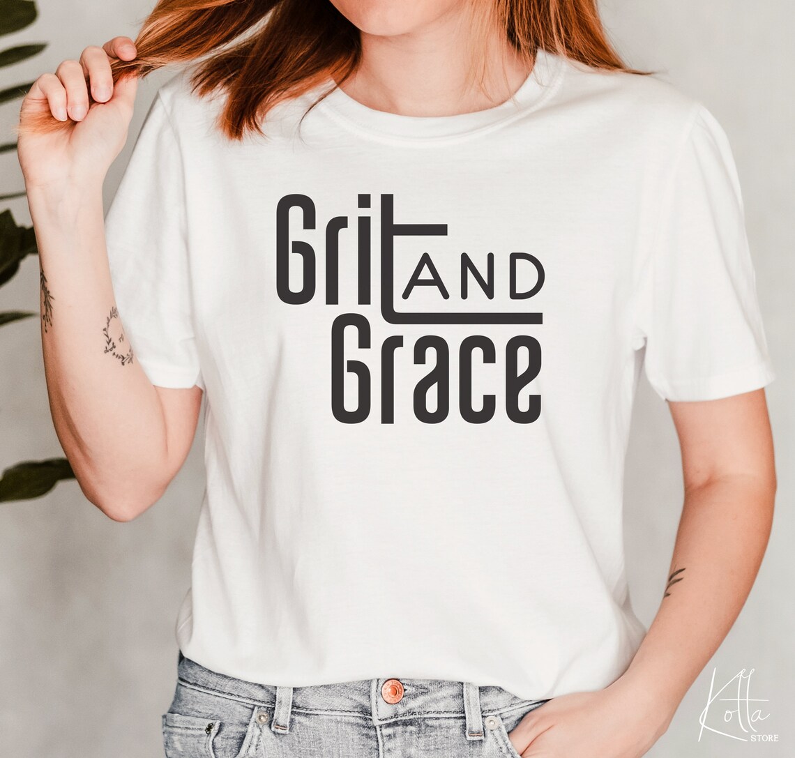 Grit and Grace SVG Christian Svg Religious Svg Faith Svg Etsy