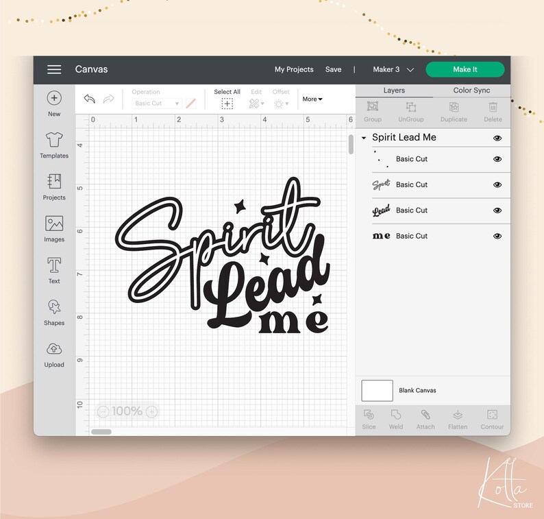 Spirit Lead Me Svg, Christian Svg, Religious Svg, Faith Svg, Jesus Svg ...