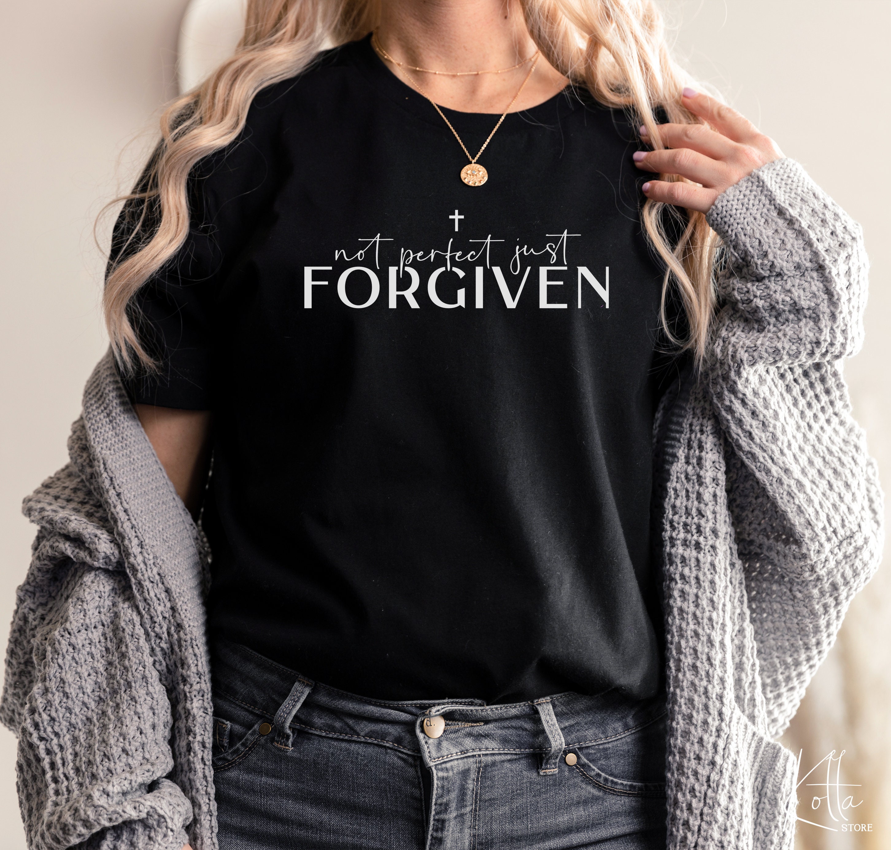 Perfectly Forgiven Not Perfect Forgiven SVG Christian Svg Religious Svg Faith | Etsy