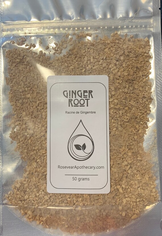 Organic Dried Ginger Root Tea Cut Etsy