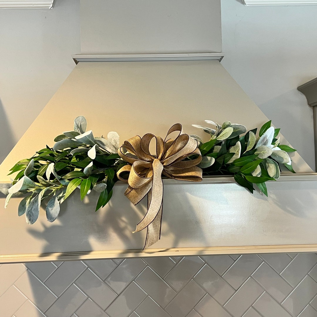 Lambs Ear Swag Wall Swag for Living Room Kitchen Wall Decor Etsy