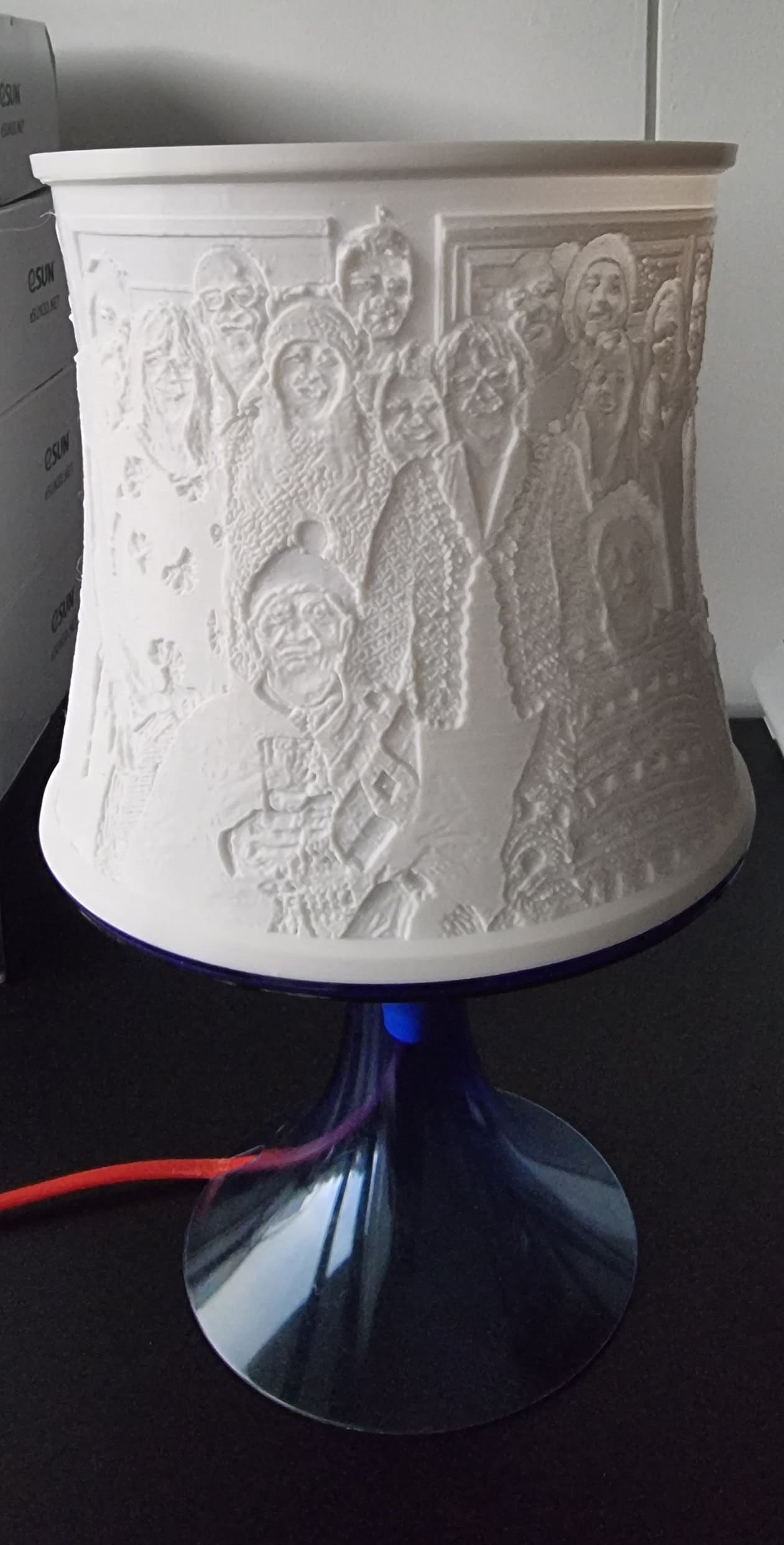 Custom 3D Printed Picture/Lithophane Lamp Shade Etsy