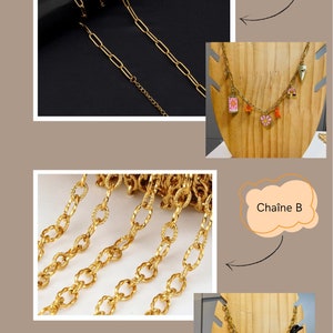 Collier personnalisé charms, créez votre collier à breloques, collier breloques, cadeau personnalisé image 10