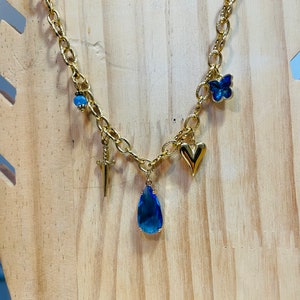 Collier personnalisé charms, créez votre collier à breloques, collier breloques, cadeau personnalisé image 3