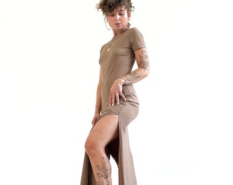 Double Slit Dress - Etsy Australia