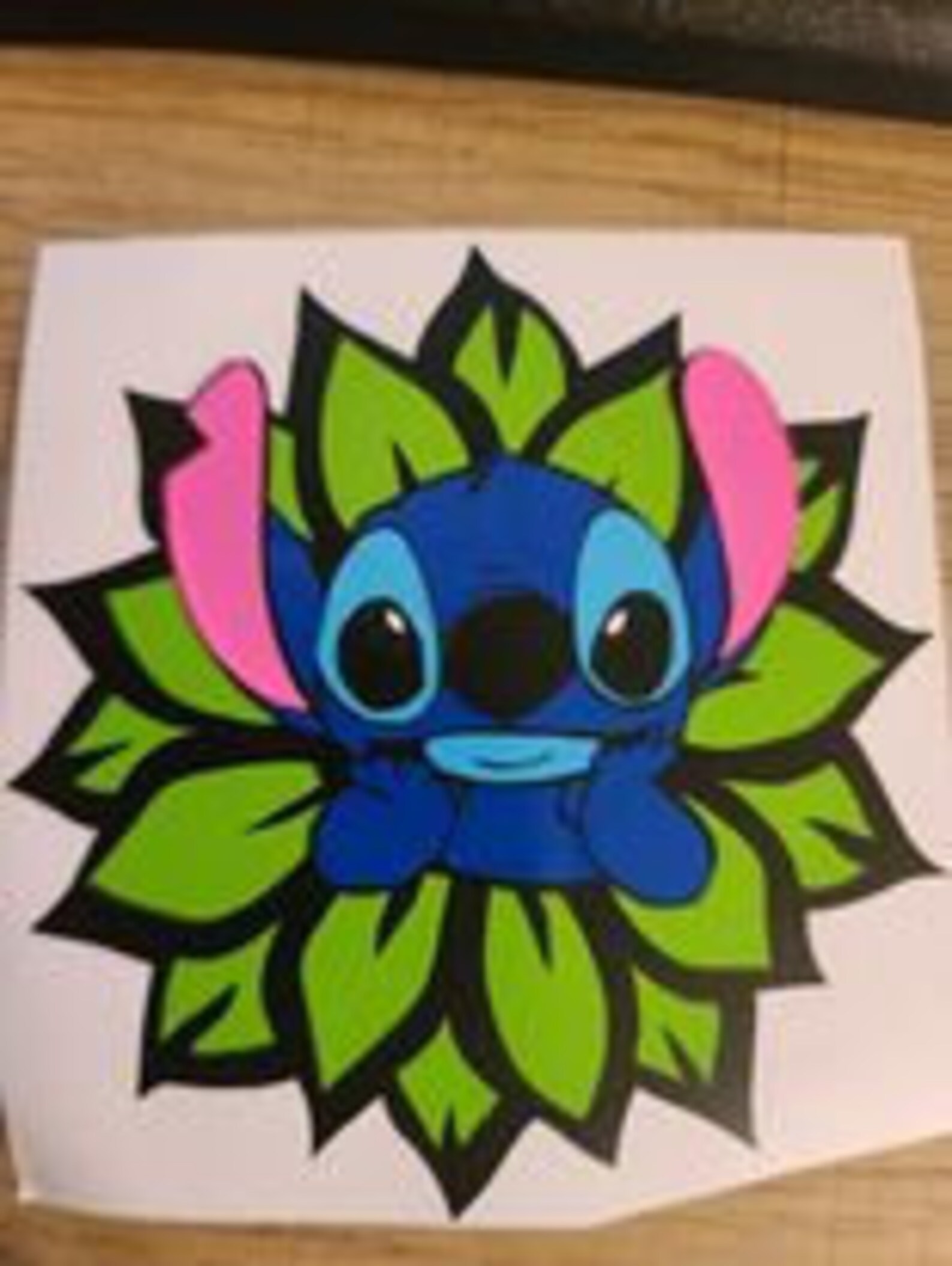 Stitch Car Decal Etsy