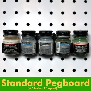 Supporto per pannello forato per vernice Testors Model Master da 1/2 oz