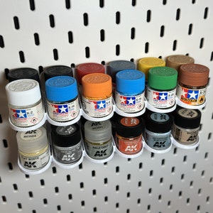 Spinrack Paint Rack for 54 10ml Tamiya, AK, Mr. Hobby, Etc