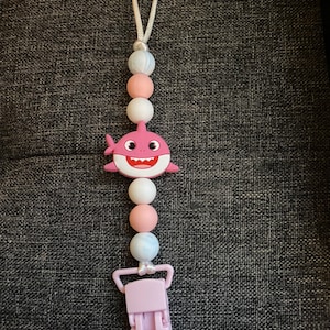 Baby Shark Pacifier Clips