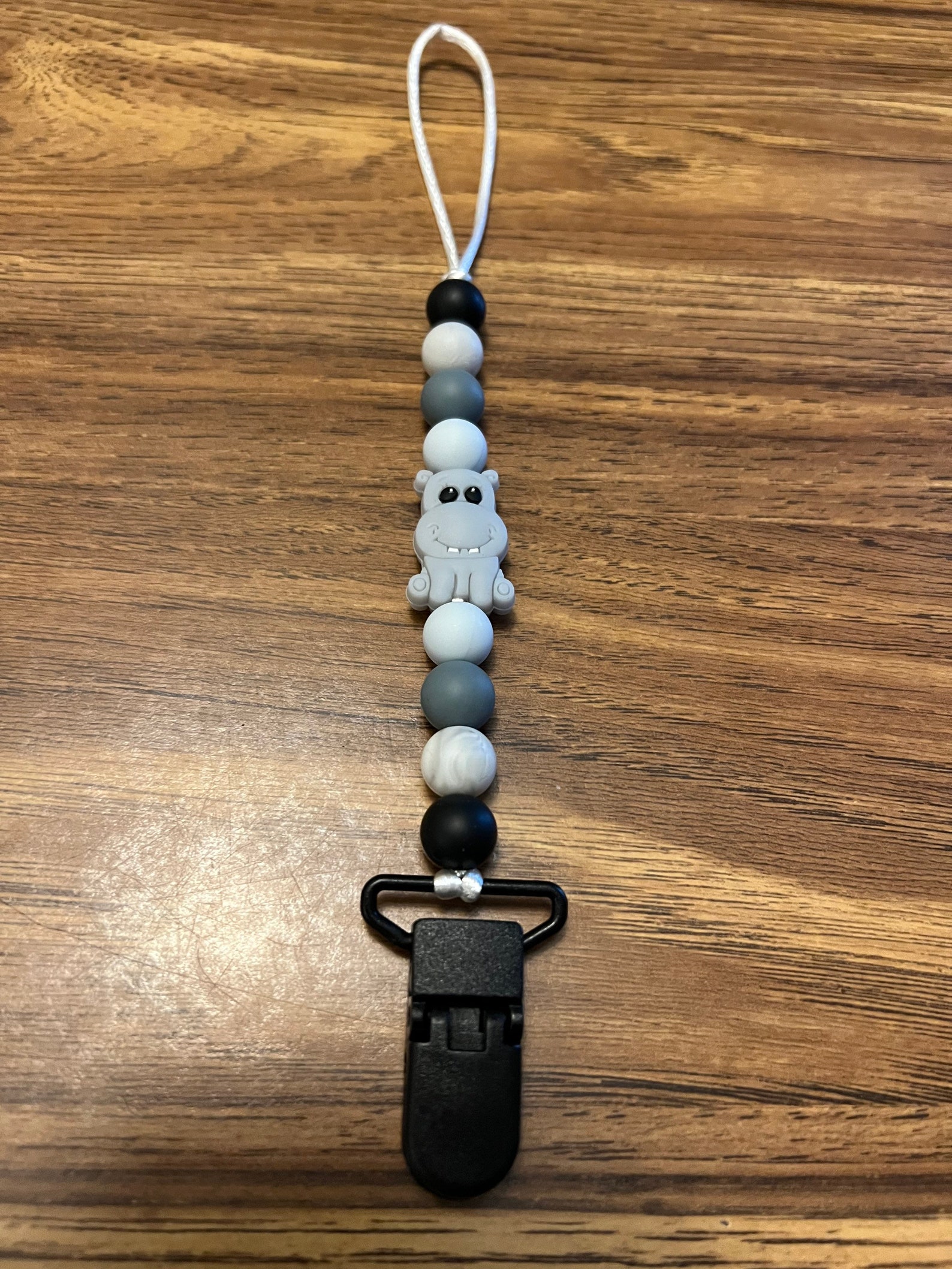 Hippo Pacifier Clip - Etsy