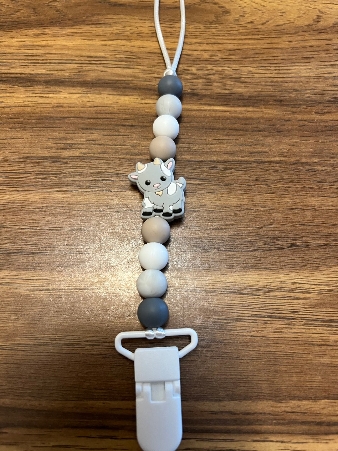 Goat Pacifier Clip Etsy