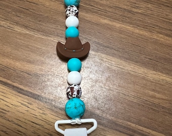 Cowboy Hat Pacifier Clip