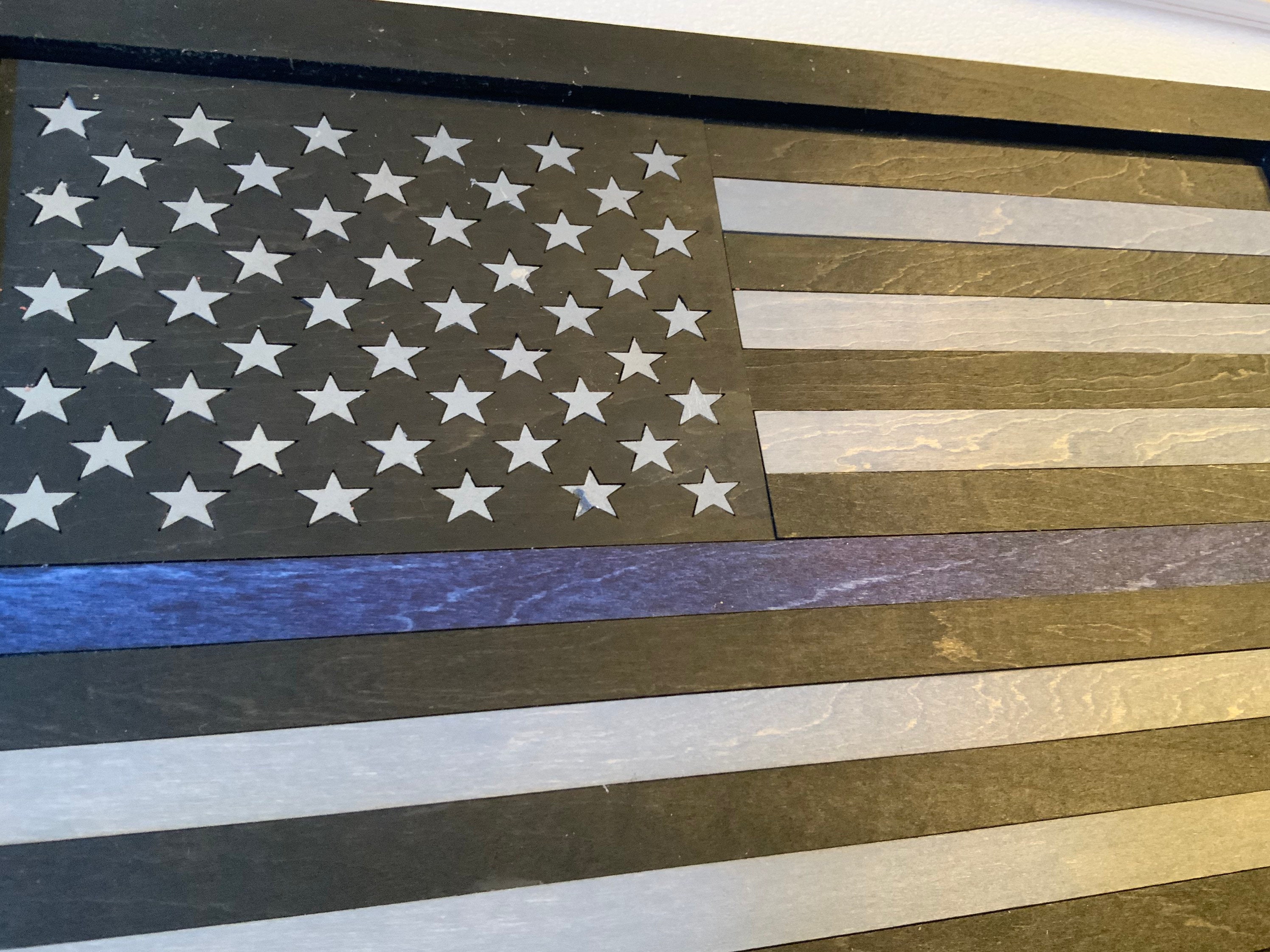 Wood American Flag Kit Measures 11.75 X 7.75 Etsy UK