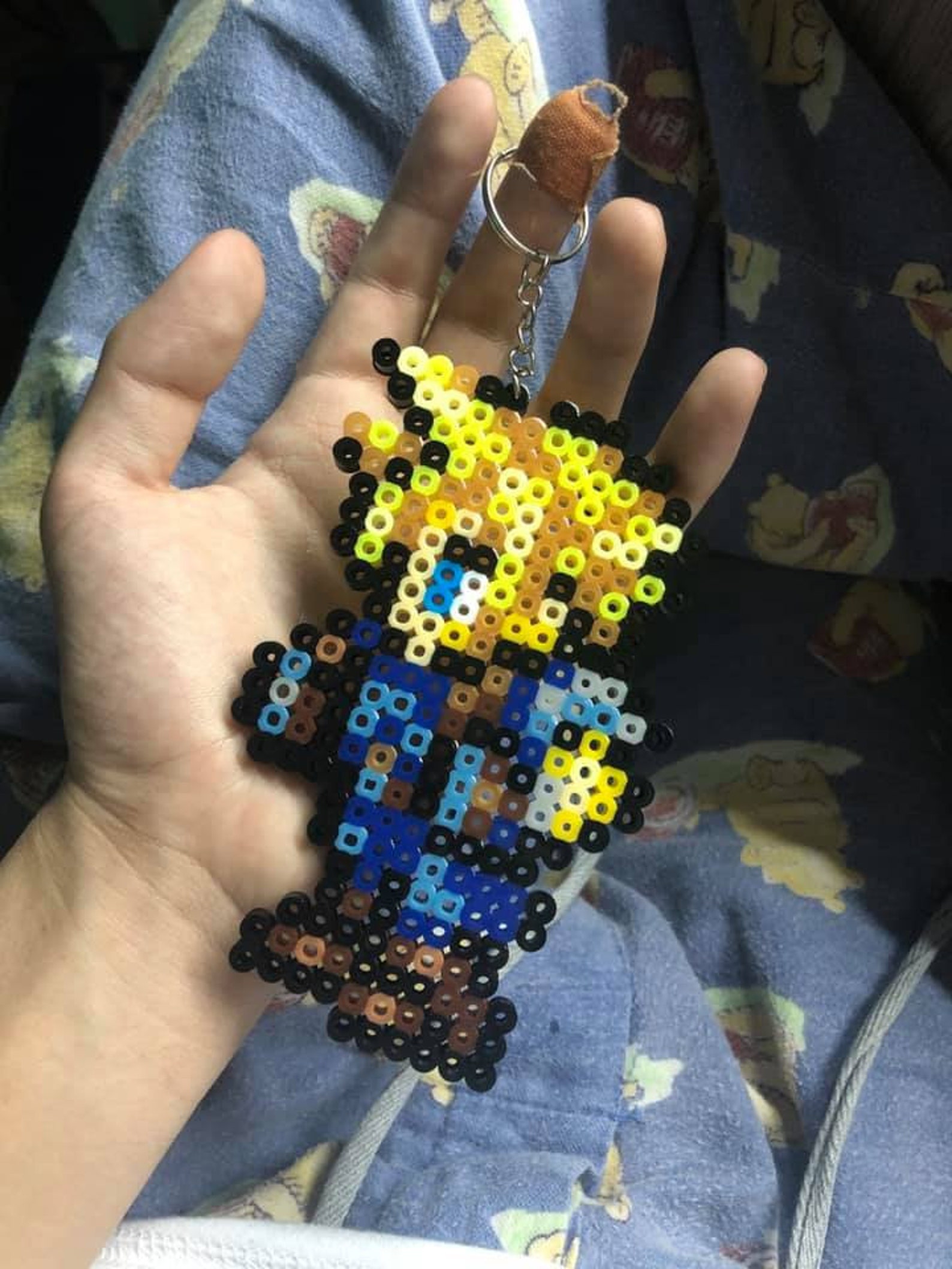 Perler Beads Characters Cloud Strife final Fantasy VII Etsy UK