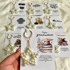 Llavero personalizado de la Clase 2025, llavero de recuerdo de graduación universitaria, regalo de graduación universitaria, regalo de graduación de secundaria, recuerdo de graduación de maestría