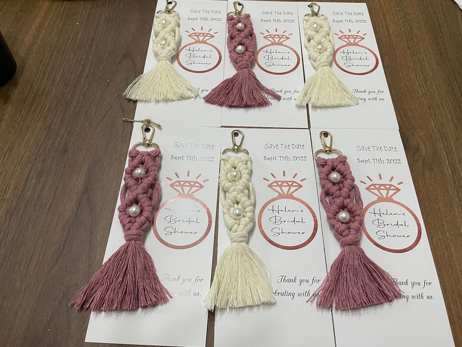 Personalized Boho Bridal Shower Favors in Bulk Pearl Bead Etsy