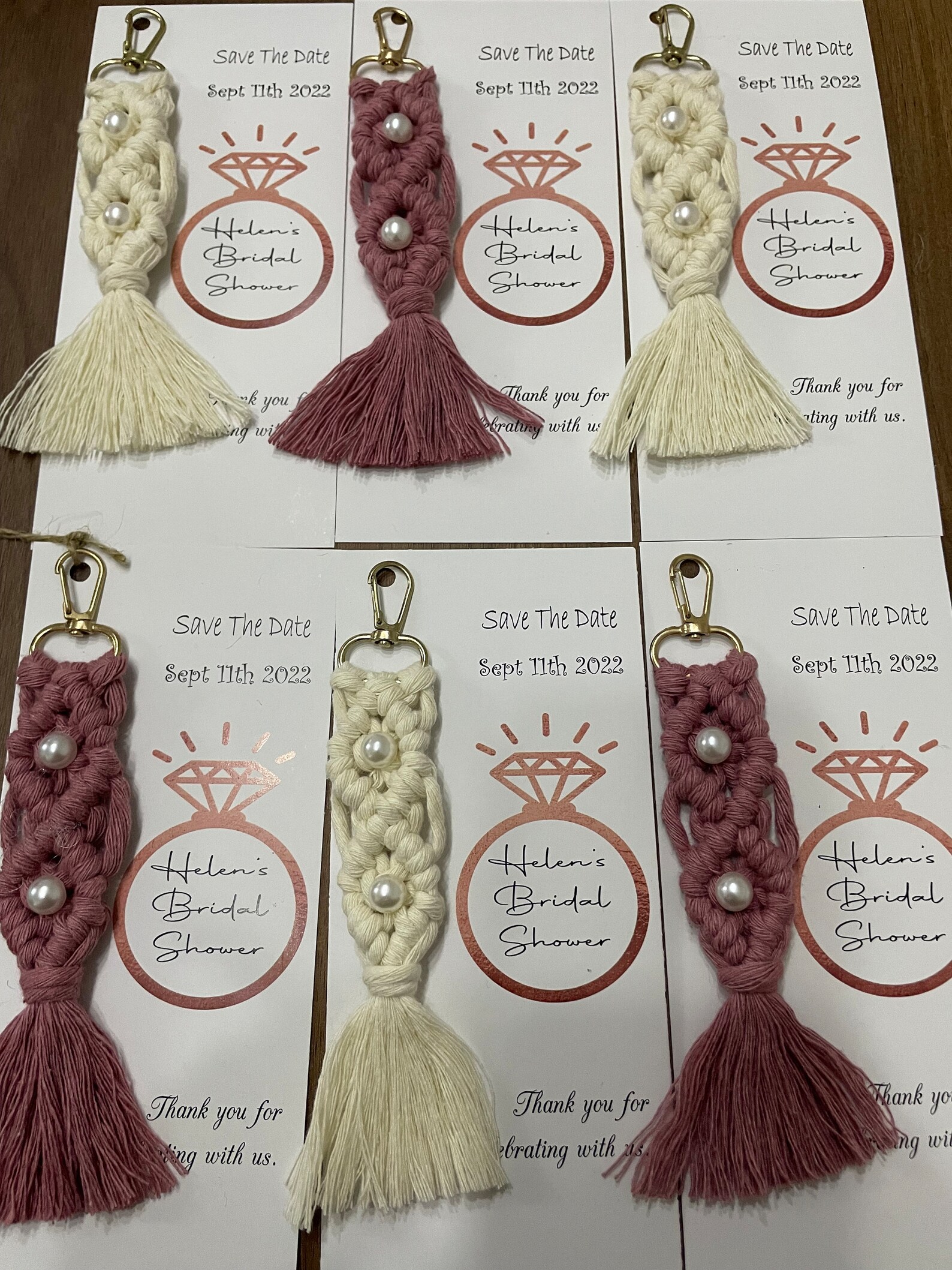 Personalized Boho Bridal Shower Favors in Bulk Pearl Bead Etsy