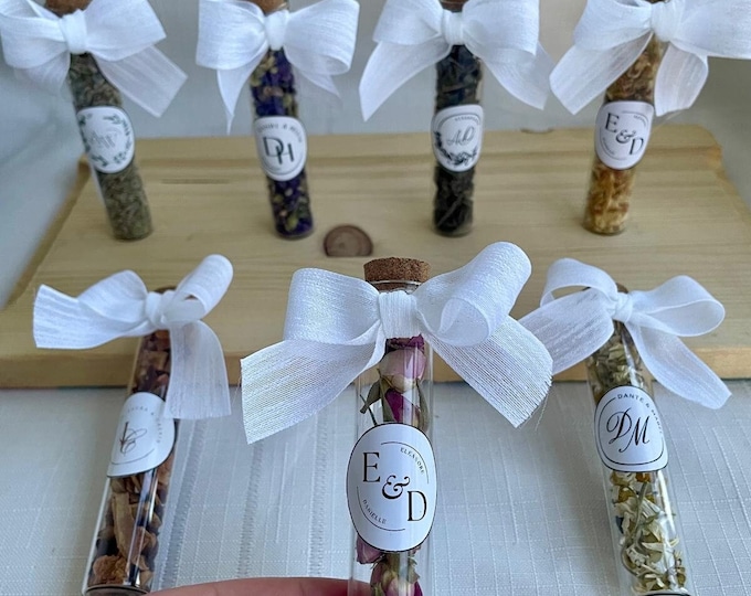 Wedding Tea Favors for Guests, Bulk Gifts, Rustic Wedding Favor ...