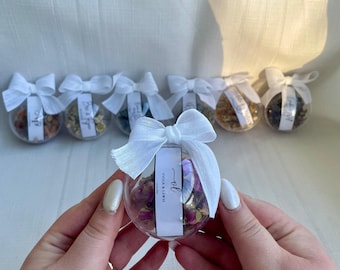 Bulk Personalized Wedding tea favors, Tea in Ball Sphere, Box Rustic  Favor, Wood Favors, Tea Jars, Unique Gift, Herbal Tea, Loose Leaf Tea