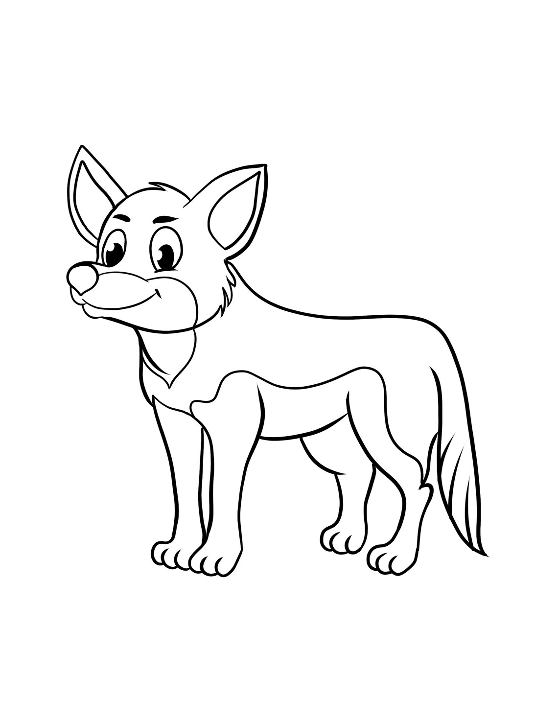 Páginas para colorear para niños zorro loro tigre | Etsy