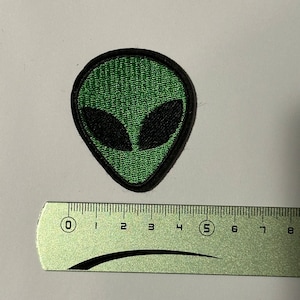 Alien iron-on patch