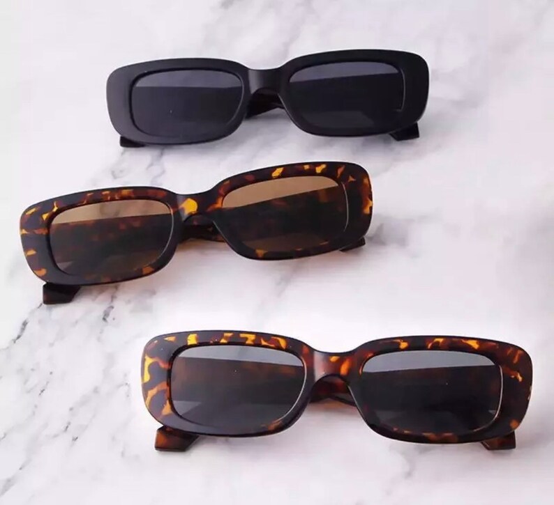 Classic Retro Square Sunglasses Women Vintage Small Rectangle Etsy UK