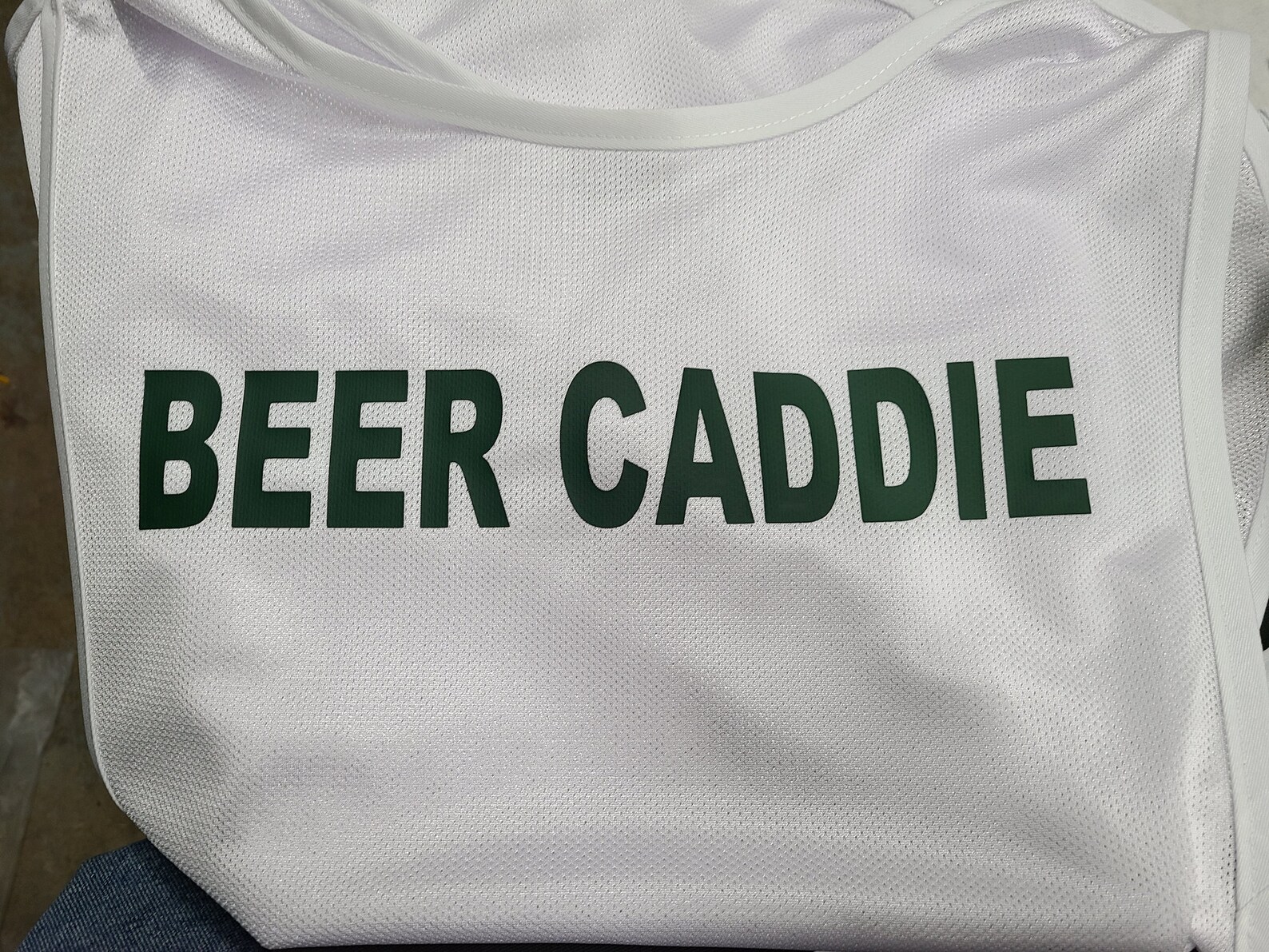 Golf Caddie Bib Adult Mesh Golf Caddy Bib. Uniform for Golf Etsy