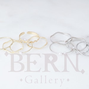 Set of Five Rings • Boho • Rings for women • Gold ring • Gift for her • Silver ring • Stacking rings • Dainty ring • Gold • Ring set