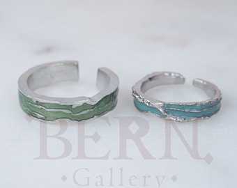 Solemn Pledge of Love Couple Rings • Engagement ring • Valentines day • Wedding gift • Rings for women • Boho • Gift for him • Dainty ring