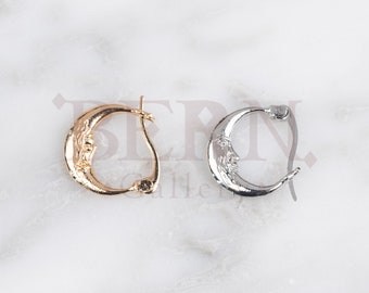 Silverly Orecchini A Bottone Cerchio Piatto Argento 925 – 9mm, Semplici E Ipoallergenici, Per Donna E Uomo, Con Panno Lucidante