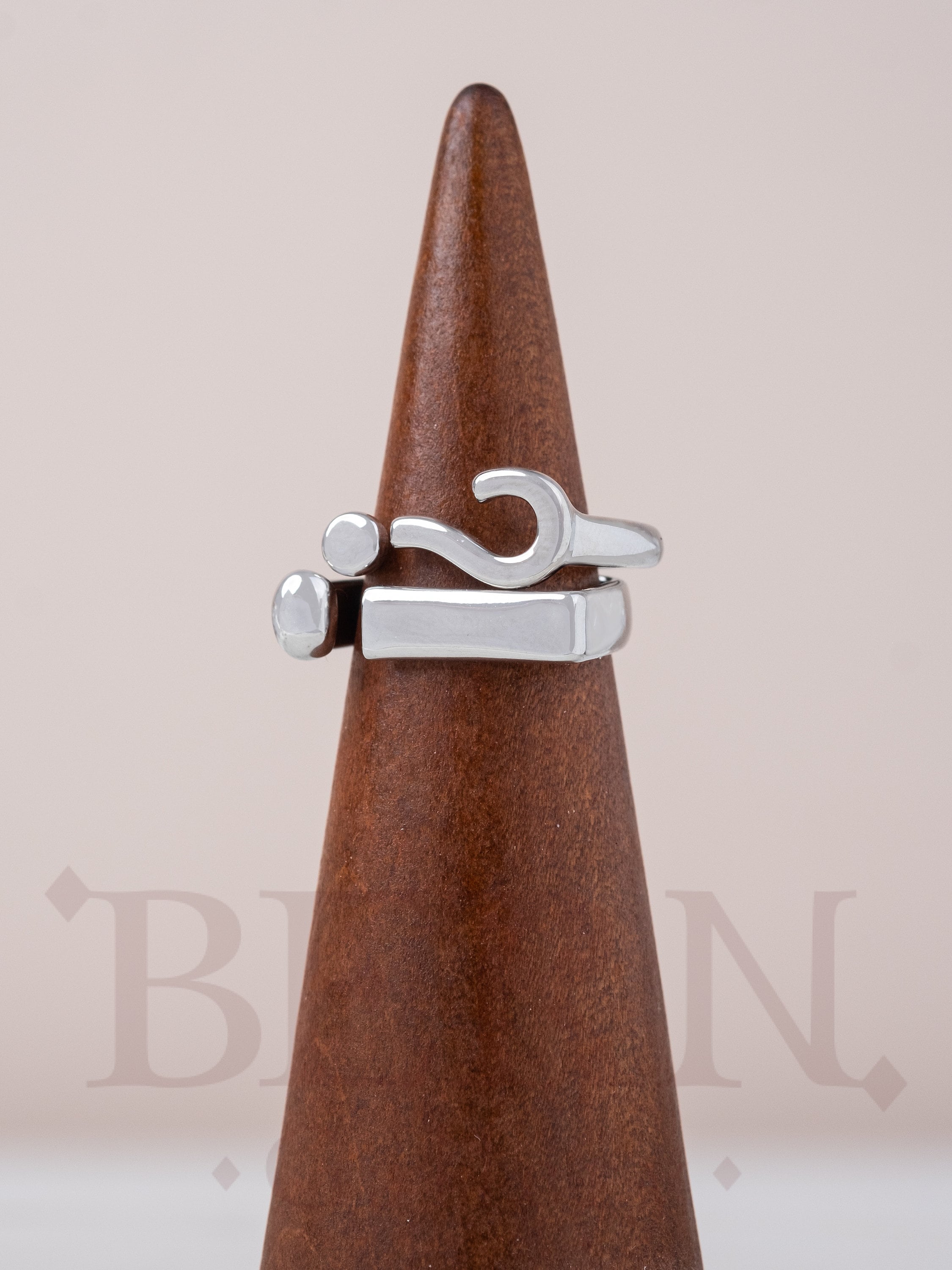 Adjustable Question Mark Ring • Lucky • Minimalist • Handmade Jewelry ...